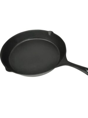 Grill Fry Pan Cast Iron 30 cm Round