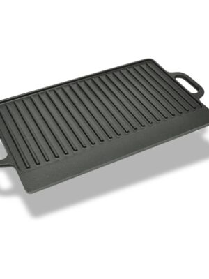 Grill Platter Cast Iron Reversible 50x23 cm