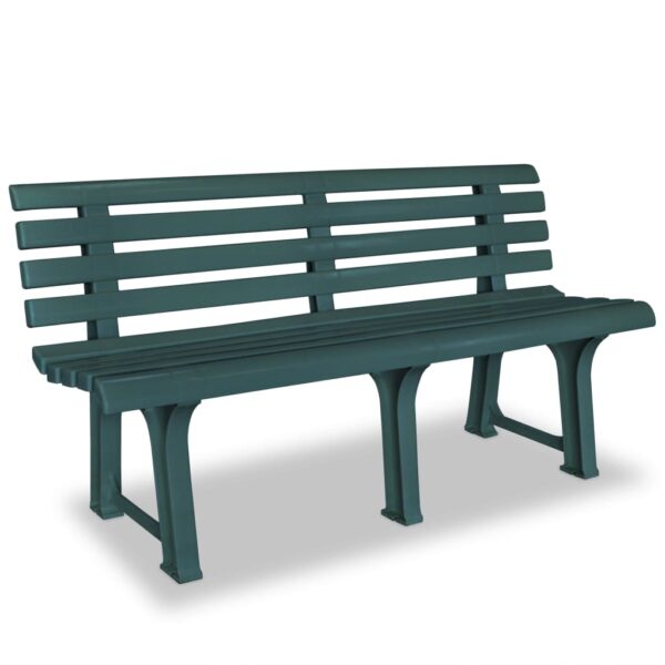 8718475570547_a_en_hd_1.jpg Garden Bench 145.5 cm Plastic Green
