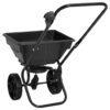 Walk Behind Salt Spreader PVC and Steel 80x46x75 cm 15 L