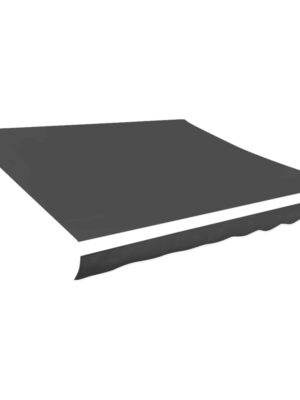 Awning Top Sunshade Canvas Anthracite 300x250 cm