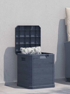 Garden Storage Box 90 L Anthracite
