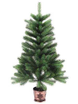 Artificial Christmas Tree Lifelike Needles 90 cm Green