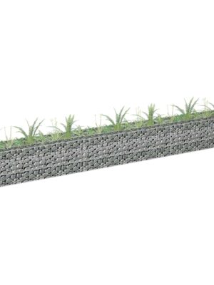 Gabion Raised Bed Galvanised Steel 270x30x30 cm