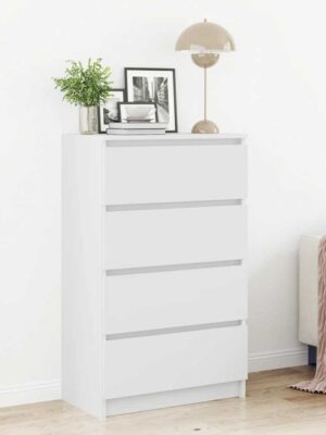 Sideboard White 60x35x98.5 cm Engineered Wood