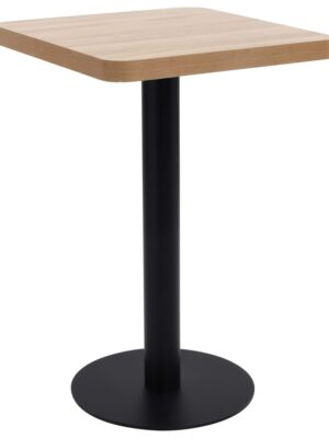 Bistro Table Light Brown 50x50 cm MDF