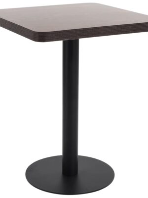 Bistro Table Dark Brown 60X60 cm MDF