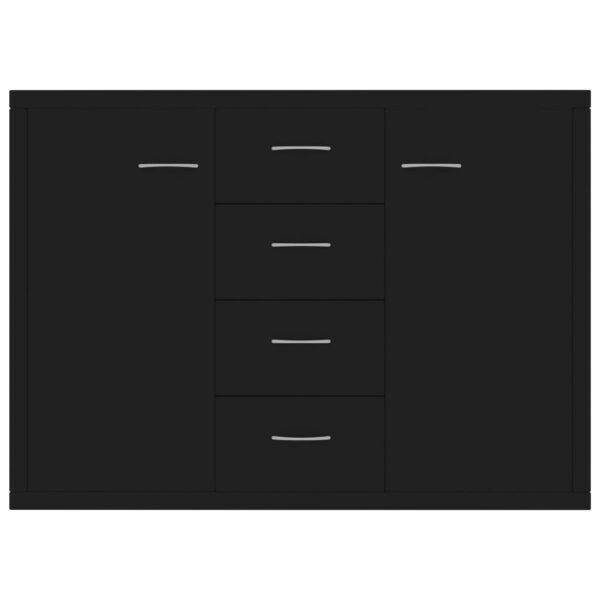 Sideboard Black 88x30x65 cm Engineered Wood