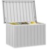 Garden Storage Box Grey 109x67x65 cm