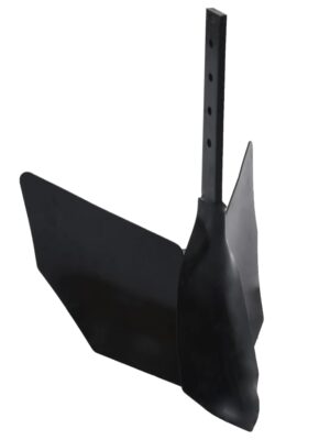 Tiller Plough Attachment Black Metal