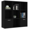 8719883869759_g_en_hd_1.jpg Book Cabinet Black 98x30x98 cm Engineered Wood