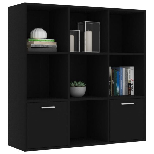 8719883869759_g_en_hd_1.jpg Book Cabinet Black 98x30x98 cm Engineered Wood