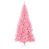 Artificial Christmas Tree with Stand Pink 180 cm PVC