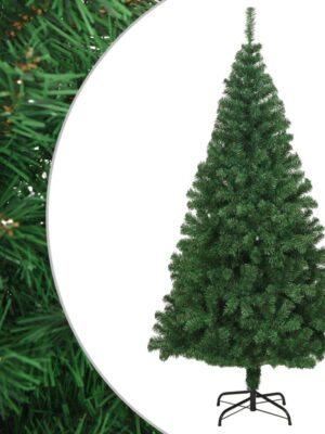 Artificial Christmas Tree with Thick Branches Green 180 cm PVC