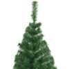 Artificial Christmas Tree with Thick Branches Green 180 cm PVC