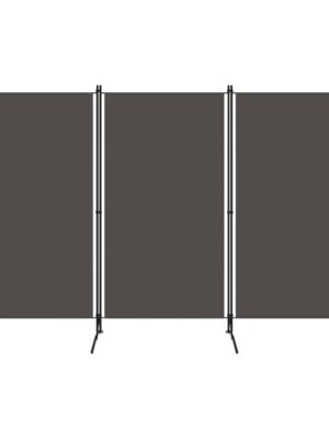 3-Panel Room Divider Anthracite 260x180 cm