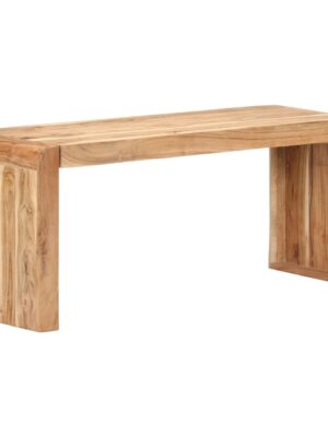 Bench 110x38x46 cm Solid Acacia Wood