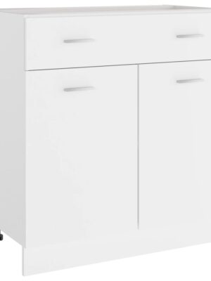 Drawer Bottom Cabinet Lyon White 80x46x81.5 cm Engineered Wood