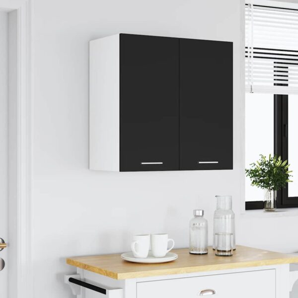 Hanging Cabinet Lyon Black 60x31x60 cm Engineered Wood