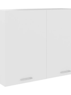 Hanging Cabinet Lyon White 80x31x60 cm Engineered Wood