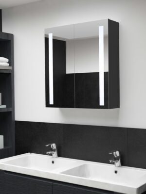 LED Bathroom Mirror Cabinet 62x14x60 cm