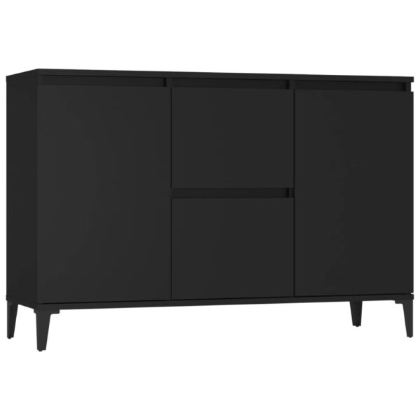 Sideboard Black 102x35x70 cm Engineered Wood