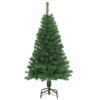 Artificial Christmas Tree with Thick Branches Green 120 cm PVC