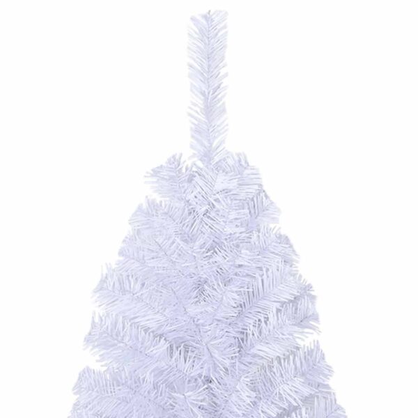 Artificial Christmas Tree with Thick Branches White 120 cm PVC