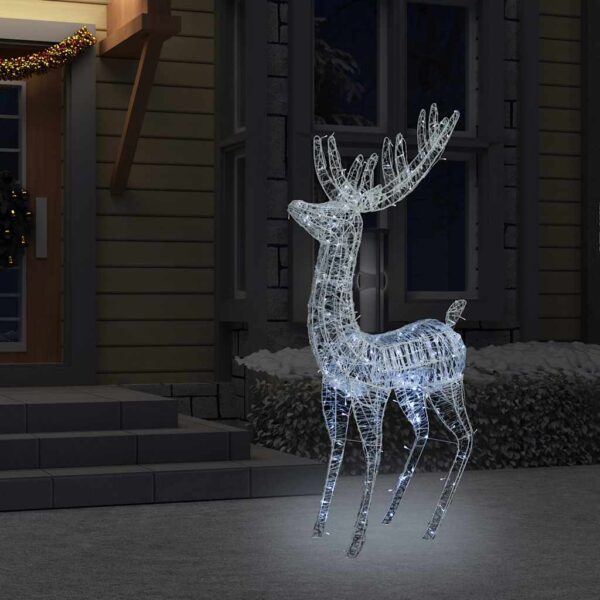 XXL Acrylic Christmas Reindeer 250 LED 180 cm Cold white