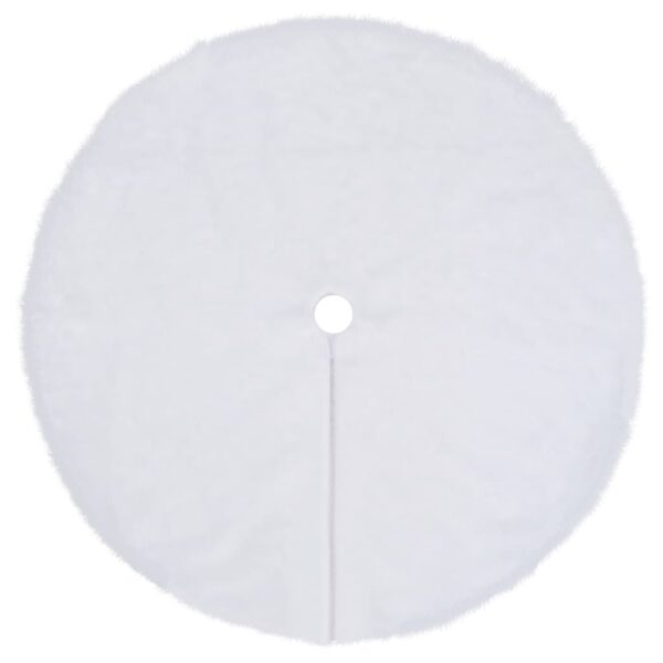 Christmas Tree Skirt White 122 cm Faux Fur
