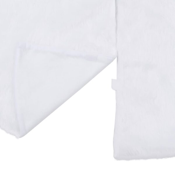 Christmas Tree Skirt White 122 cm Faux Fur
