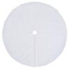 Christmas Tree Skirt White 150 cm Faux Fur