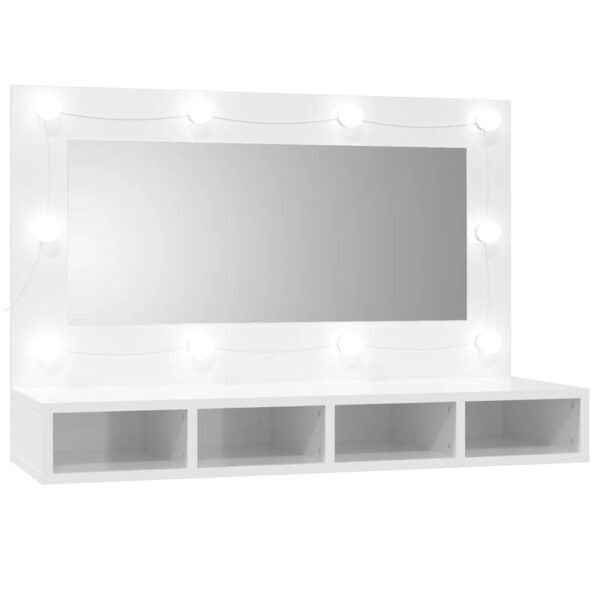 8720286644942_a_en_hd_1.jpg Mirror Cabinet with LED High Gloss White 90x31.5x62 cm
