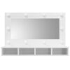 8720286644942_g_en_hd_2.jpg Mirror Cabinet with LED High Gloss White 90x31.5x62 cm