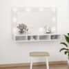 8720286644942_m_en_hd_1.jpg Mirror Cabinet with LED High Gloss White 90x31.5x62 cm
