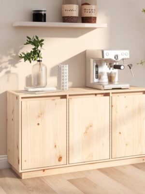 Sideboard 111x34x60 cm Solid Wood Pine