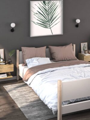 Wall-mounted Bedside Cabinets 2 pcs Sonoma Oak