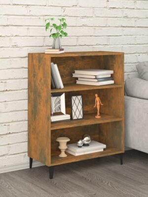 Sideboard Smoked Oak 69.5x32.5x90 cm Engineered Wood