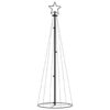 Christmas Cone Tree Warm White 108 LEDs 70x180 cm