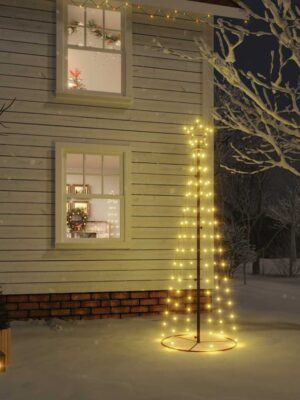 Christmas Cone Tree Warm White 108 LEDs 70x180 cm