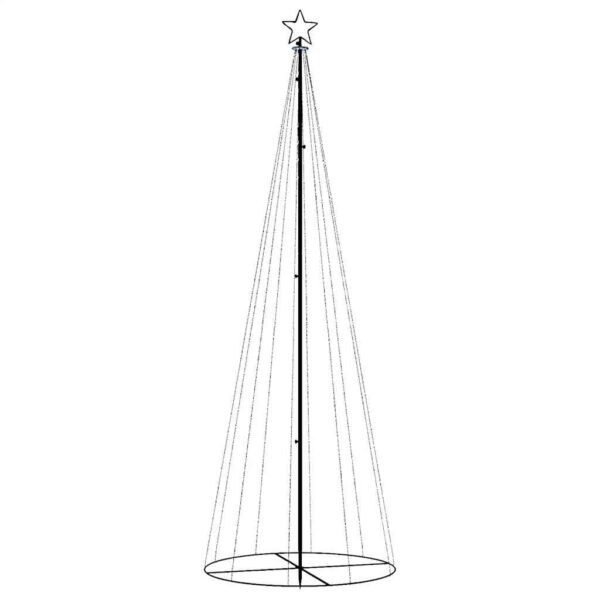 Christmas Cone Tree Colourful 310 LEDs 100x300 cm