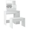 8720287100577_a_en_hd_1.jpg Dressing Table Set with LED White Engineered Wood