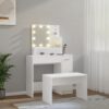 8720287100577_g_en_hd_1.jpg Dressing Table Set with LED White Engineered Wood