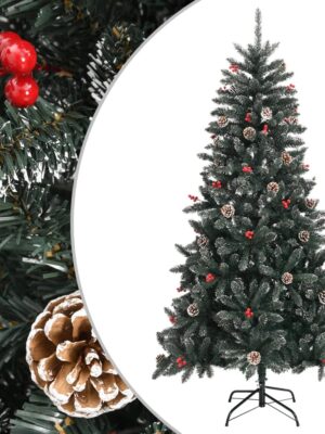 Artificial Christmas Tree with Stand Green 180 cm PVC