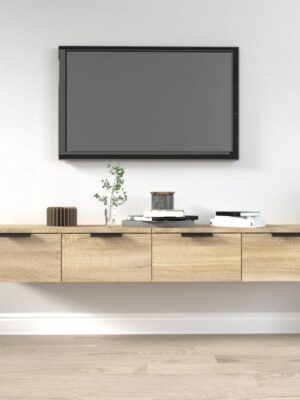 Wall Cabinets 2 pcs Sonoma Oak 68x30x20 cm Engineered Wood