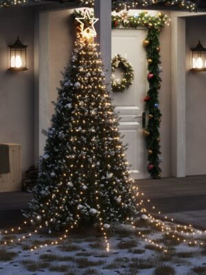Christmas Tree light 320 LEDs Warm White 375 cm