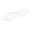 Foam Mattress White 80x200 cm Hardness H2 H3