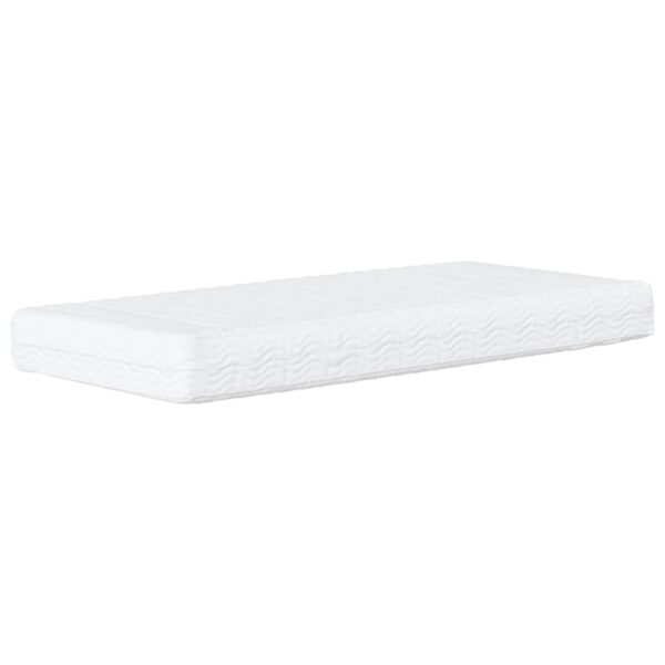 Foam Mattress White 80x200 cm Hardness H2 H3