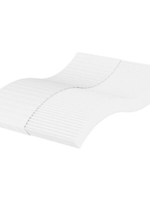 Foam Mattress White 140x200 cm Hardness H2 H3