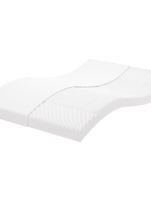 Foam Mattress White 120x200 cm 7-Zone Hardness 20 ILD